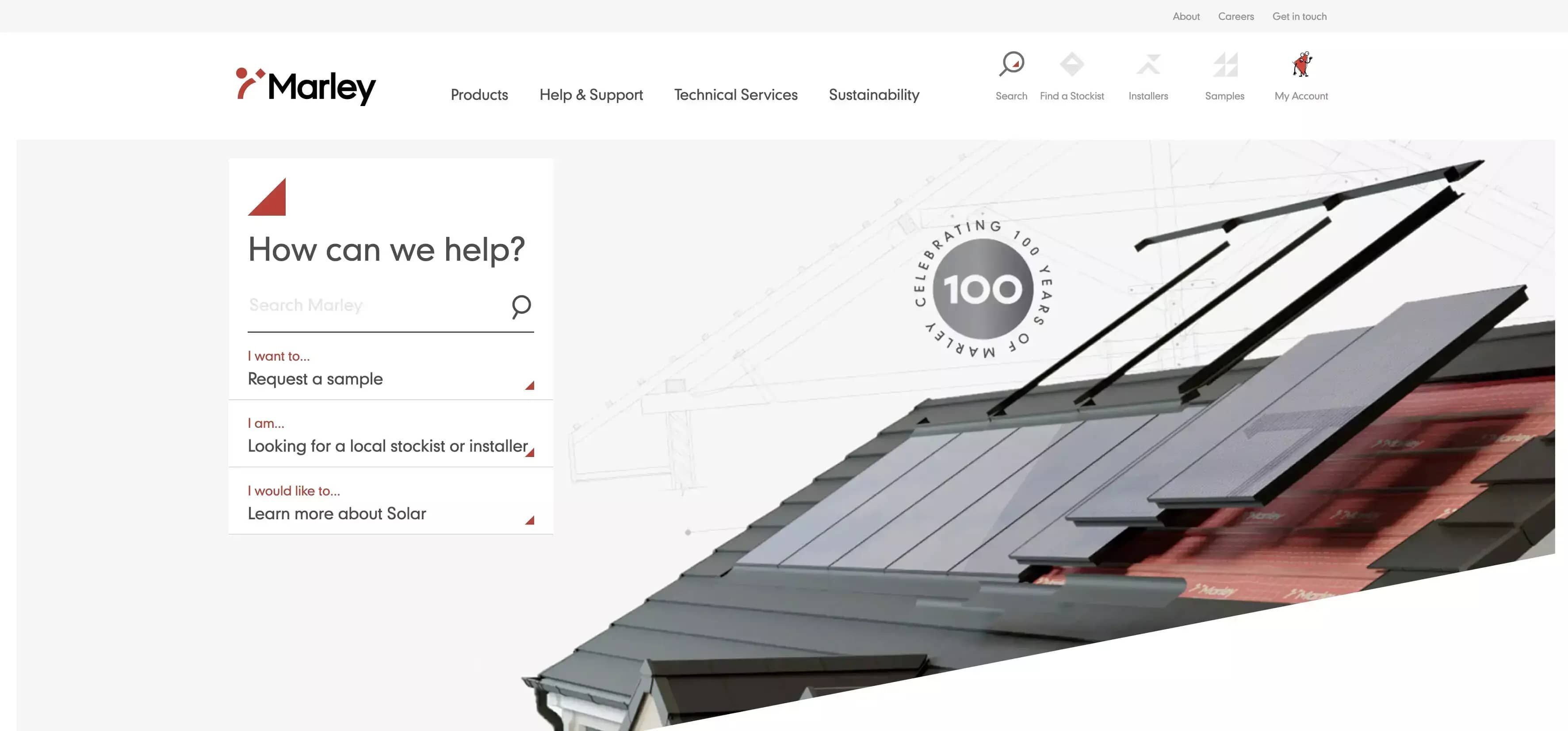 Marley industrial website