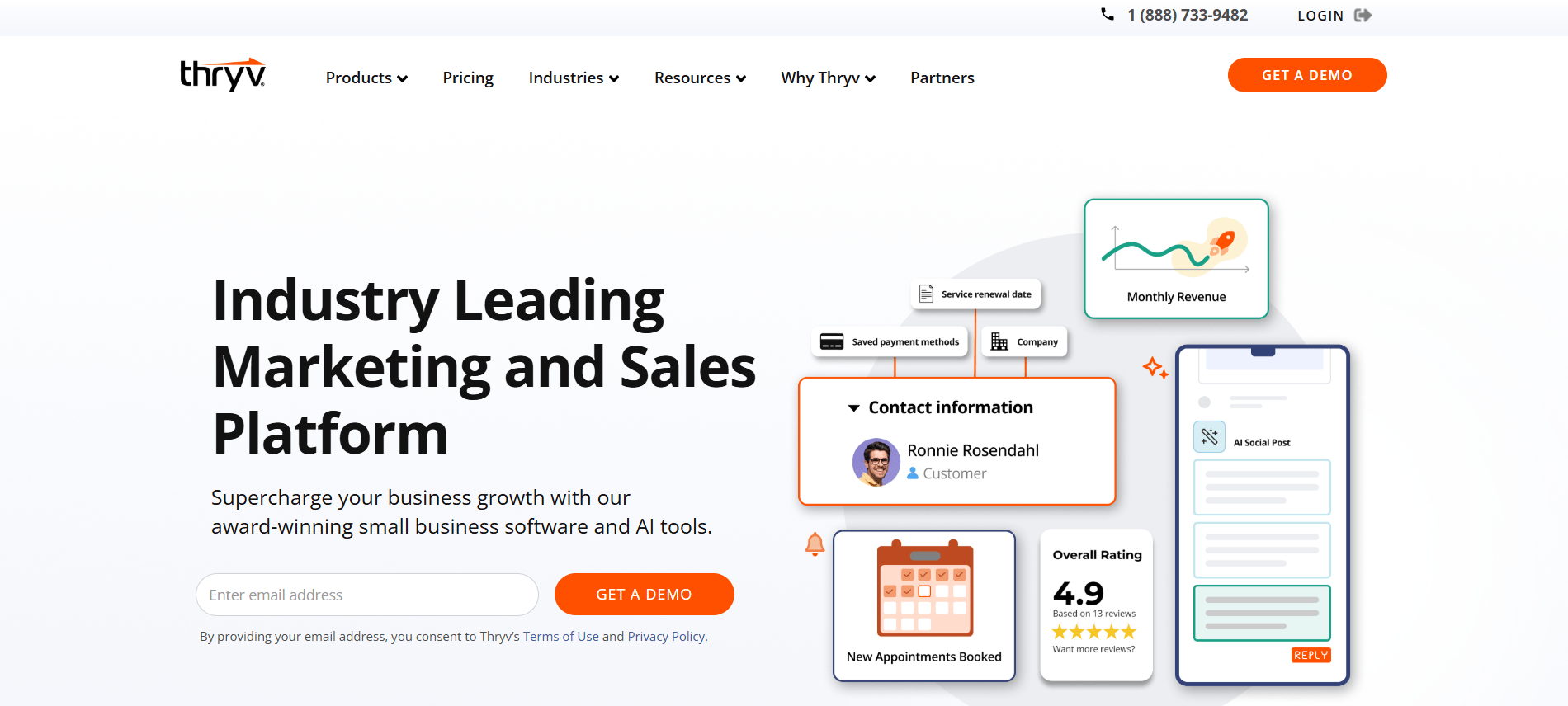Thryv homepage