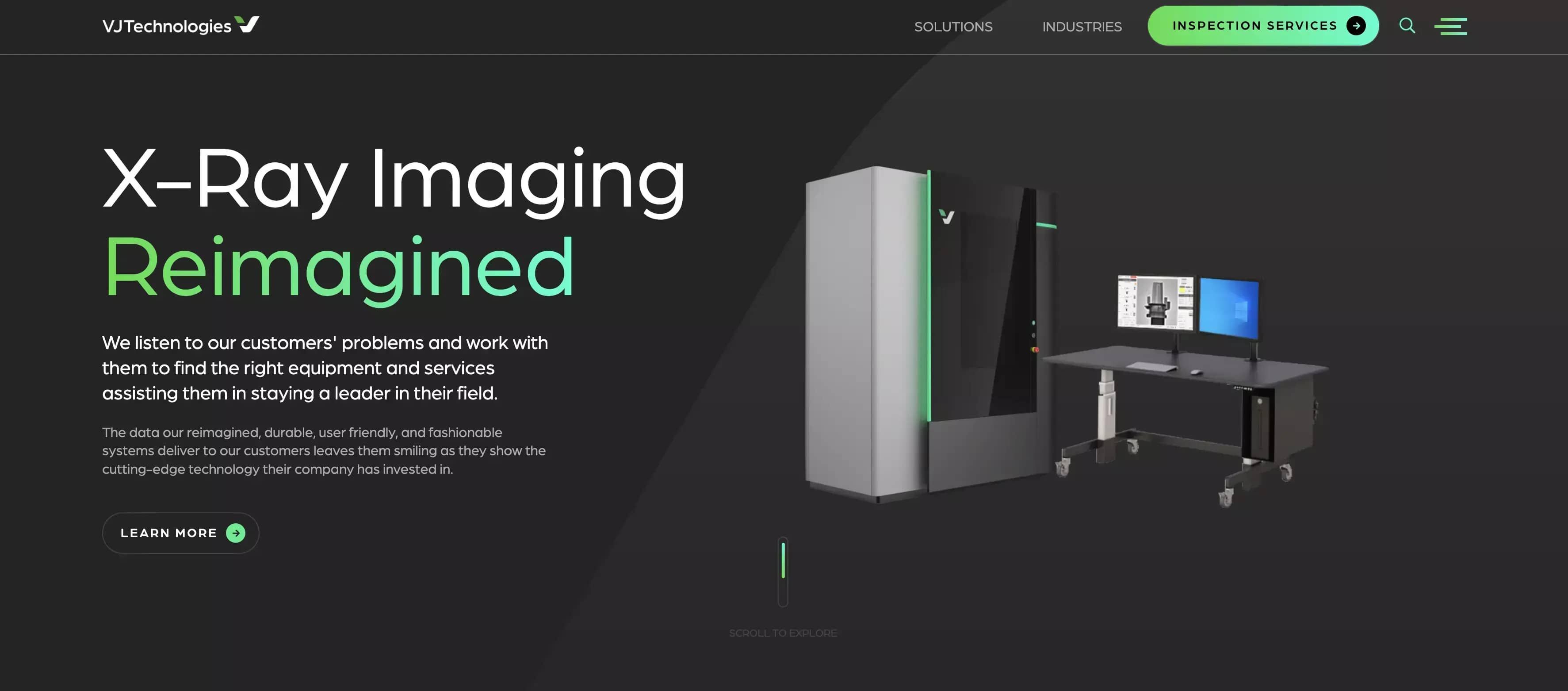VJ Technologies’ manufacturing website