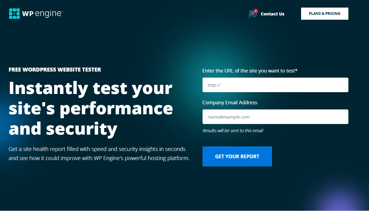 WP Engine Speed Tool