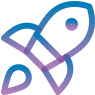 Rocket ship icon