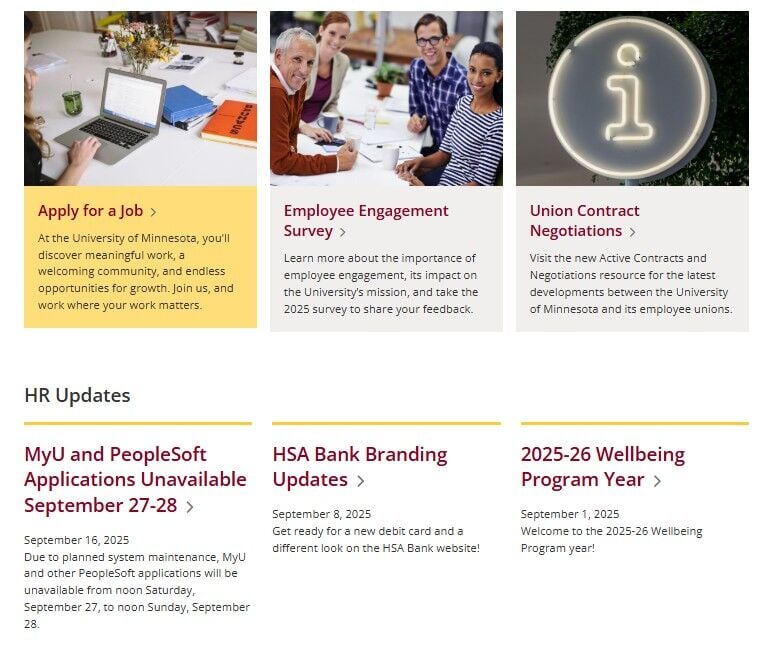 UMN OHR Homepage2