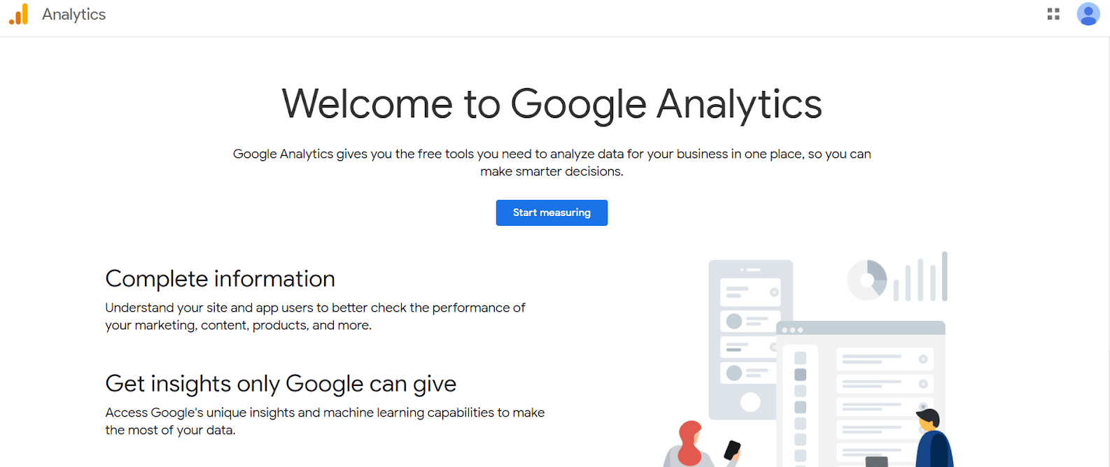 Welcome to Google Analytics