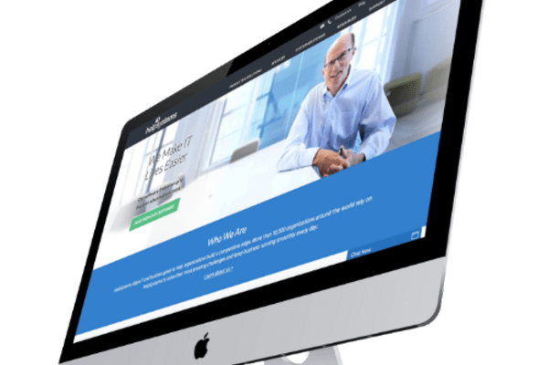 HelpSystems website on a PC screen