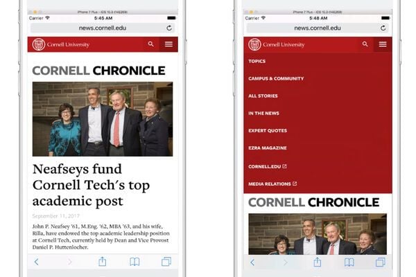 Cornell Chronicle Mobile