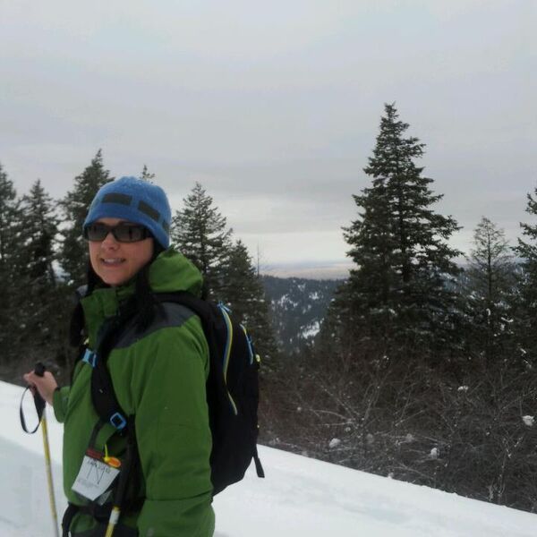 Becky Inglis Skiing